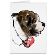 saint_bernard_portrait grußkarte