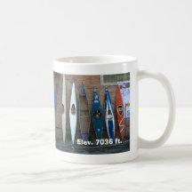 Salida, Colorado, Kajak-Wand Kaffee Tasse