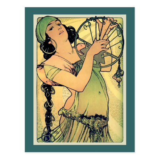 Salome durch Alphonse Mucha ~ Kunst Nouveau Postkarten
