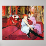 Salon im Ruede Moulins durch Toulouse-Lautrec Plakat