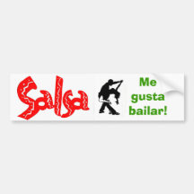 Salsa! Autoaufkleber
