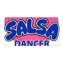 SALSA DANCER-3 PHOTO GRUßKARTE
