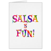 Salsa ist SPASS Karte