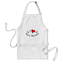 Salsa-Tanzen I Herz-Liebe Geschenk Schürze