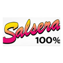 Salsera-100 Foto Karten Vorlage