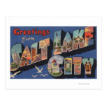 Salt Lake City, Utah - große Buchstabe-Szenen 2 Postkarte