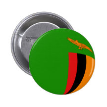 Sambia Fisheye Flaggen-Knopf Anstecknadel