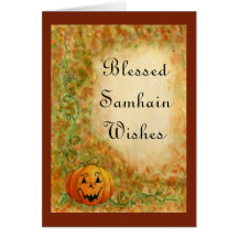 Samhain Wünsche Karte-Fertigen besonders an