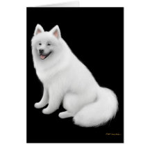 Samoyed-Hundegruß-Karte