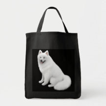 Samoyed-Hundelebensmittelgeschäft-Tasche