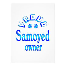 Samoyed-Inhaber Personalisierte Ankündigungen