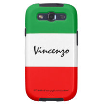 Samsung des italienische Flaggen-kundenspezifische Galaxy S3 Hüllen