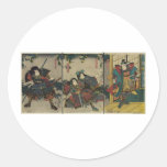 Samurai-Krieger circa JAPAN 1850 Stickers