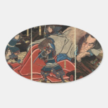 SAMURAIS und RIESIGER AUFKLEBER
