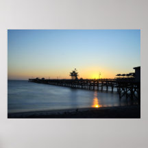 San Clemente-Pier Plakatdruck