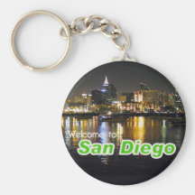 San Diego nachts Schlüsselbänder