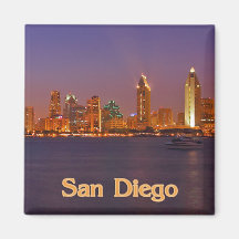 San Diego Skyline Magnete