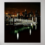 San Diego Skyline nachts Posterdrucke