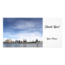 San Diego Skyline Photokarte
