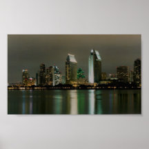 San Diego Skyline Plakate