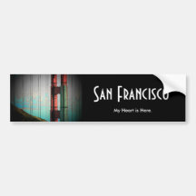 San Francisco Autoaufkleber