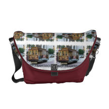 San Francisco Drahtseilbahn Kuriertasche