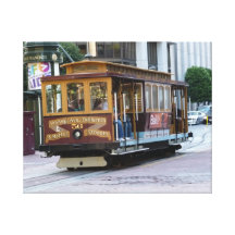 San Francisco Drahtseilbahn Gespannte Galerie Drucke
