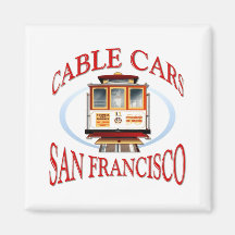 San Francisco Drahtseilbahn Magnete