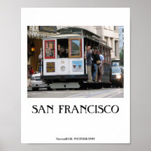 San Francisco Drahtseilbahn-Plakat!