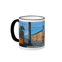San Francisco Drahtseilbahn u. Fähren-Gebäude Kaffee Tasse