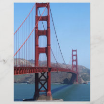 San Francisco Golden Gate Bedruckte Flyer