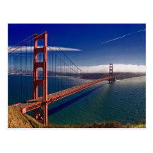 San Francisco Golden gate bridge Postkarte
