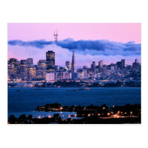 San Francisco Skyline-Postkarte