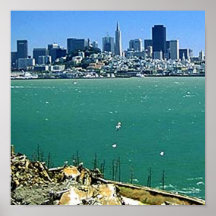 San Francisco von Alcatraz Posterdrucke