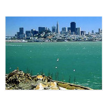 San Francisco von Alcatraz Postkarten