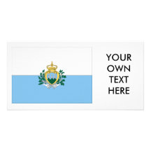 San Marino Individuelle Photo Karten