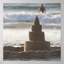 Sand-Schloss Plakate