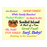 Sanibel Insel-Krabbe Postkarte