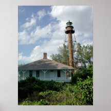 Sanibel Insel-Leuchtturm Posterdrucke