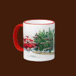 Sankt, die Pferdeschlitten-lustiges Weihnachten zi tassen