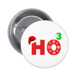 Sankt lacht am Weihnachten Buttons