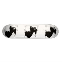Sankt Muerte (mexikanischer grimmiger Sensenmann) Skateboardbrett