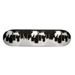 Sankt-Schlitten auf Stadt-Straße Skateboard Deck
