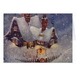 Sankt Werkstatt beim Nordpol, Weihnachtsabend Grußkarten
