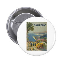 Sanremo Plakat 1920 Anstecknadel