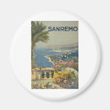 Sanremo Plakat 1920 Magnete