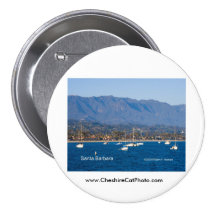 Santa- BarbaraSegelboot-Produkte, Kalifornien Anstecknadelbuttons