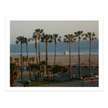 Santa Monica Staats-Strand-Postkarte