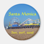 Santa Monica Strand-Pier Kühlschrankmagnet
