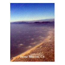 Santa Monica Ufer, Santa Monica, CA Postkarte